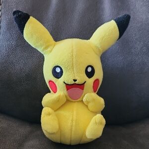 Pikachu Plush Toy - Yellow and Black